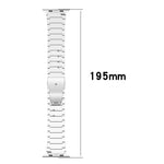 單珠快速釋放平扣鈦合金錶帶，適用於 Apple Watch 46mm / 49mm / 45mm / 44mm，適用於 Apple Watch 42mm / 41mm / 40mm / 38mm