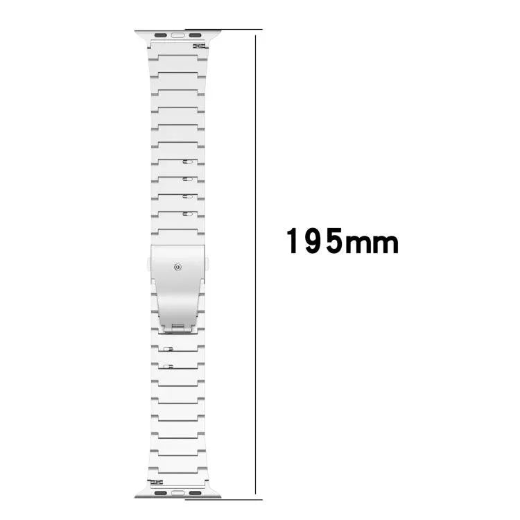 單珠快速釋放平扣鈦合金錶帶，適用於 Apple Watch 46mm / 49mm / 45mm / 44mm，適用於 Apple Watch 42mm / 41mm / 40mm / 38mm