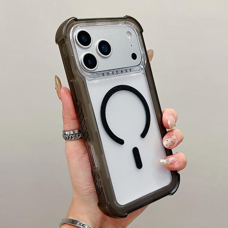 透明霧面TPU混合PC三合一MagSafe手機殼，適用於iPhone 17 Pro Max、iPhone 17 Pro、iPhone 17、iPhone Air、iPhone 16 Pro Max、iPhone 16 Pro、iPhone 16 Plus、iPhone 16