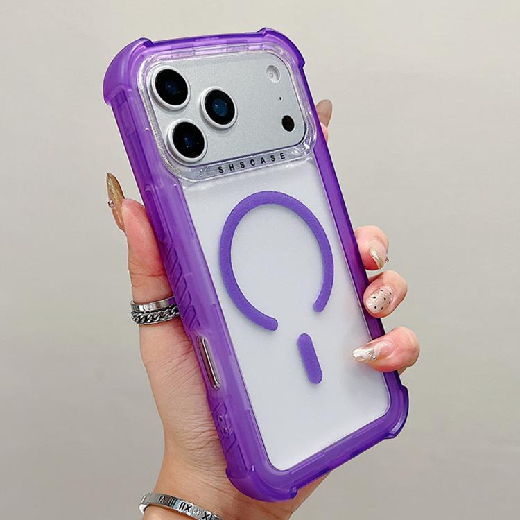 透明霧面TPU混合PC三合一MagSafe手機殼，適用於iPhone 17 Pro Max、iPhone 17 Pro、iPhone 17、iPhone Air、iPhone 16 Pro Max、iPhone 16 Pro、iPhone 16 Plus、iPhone 16