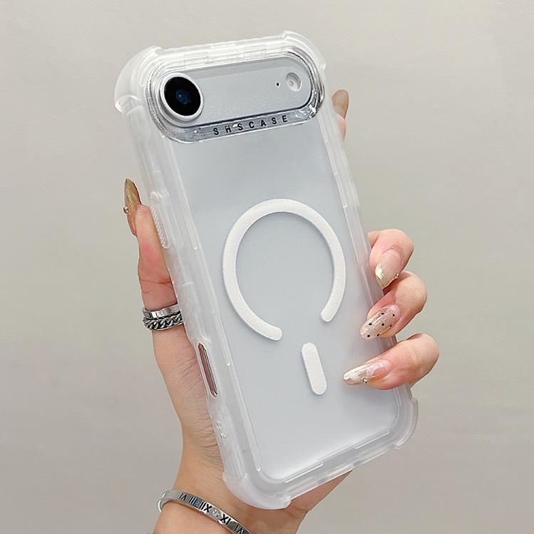 透明霧面TPU混合PC三合一MagSafe手機殼，適用於iPhone 17 Pro Max、iPhone 17 Pro、iPhone 17、iPhone Air、iPhone 16 Pro Max、iPhone 16 Pro、iPhone 16 Plus、iPhone 16