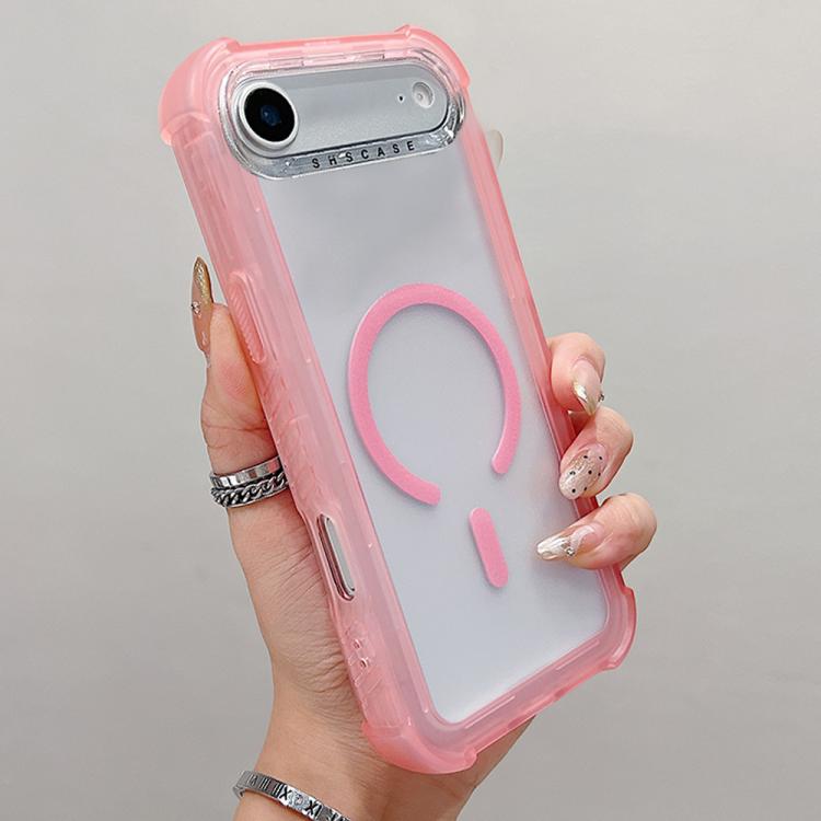 透明霧面TPU混合PC三合一MagSafe手機殼，適用於iPhone 17 Pro Max、iPhone 17 Pro、iPhone 17、iPhone Air、iPhone 16 Pro Max、iPhone 16 Pro、iPhone 16 Plus、iPhone 16