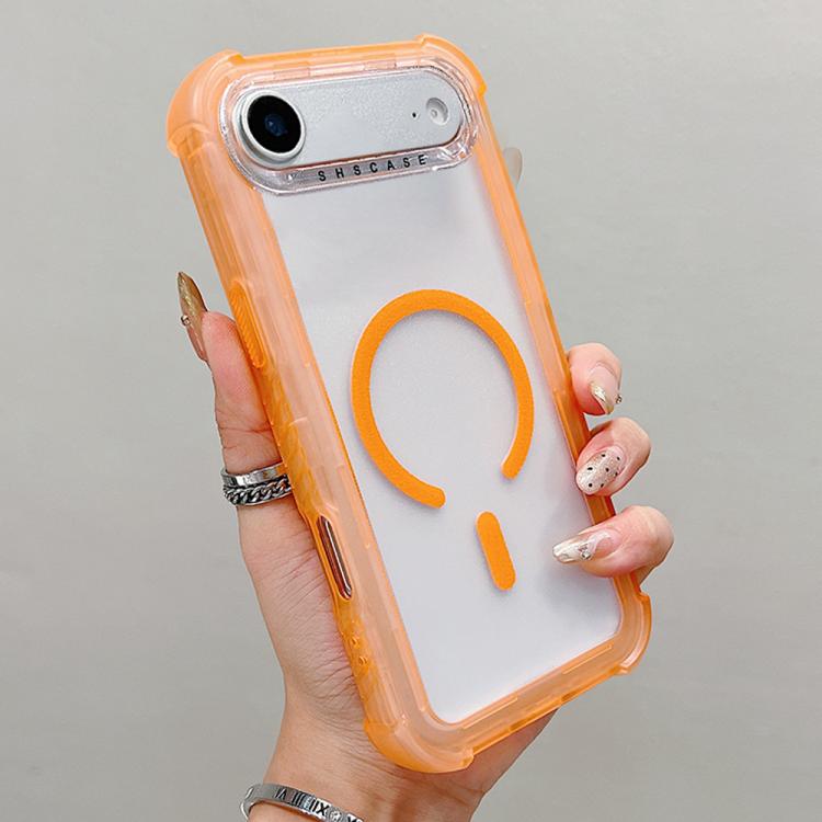透明霧面TPU混合PC三合一MagSafe手機殼，適用於iPhone 17 Pro Max、iPhone 17 Pro、iPhone 17、iPhone Air、iPhone 16 Pro Max、iPhone 16 Pro、iPhone 16 Plus、iPhone 16