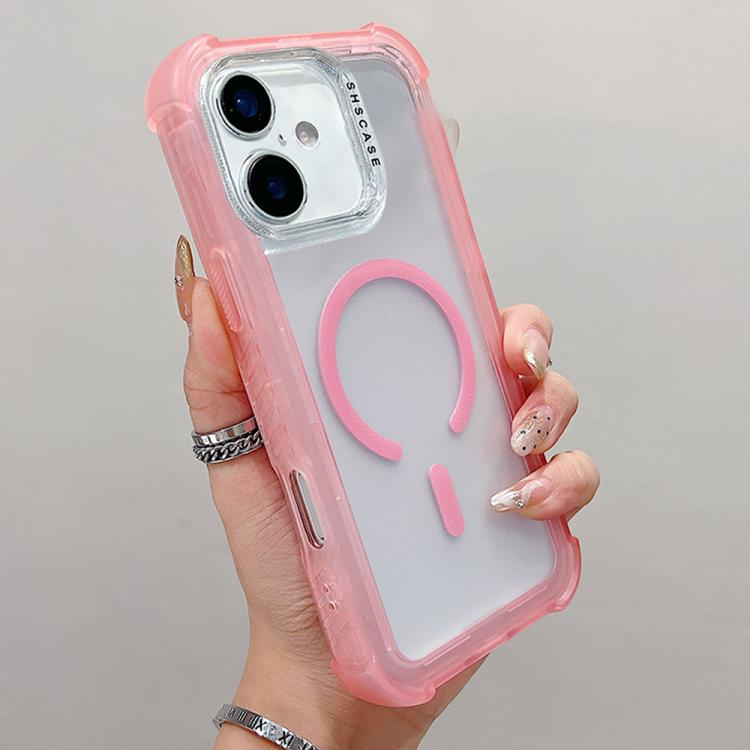 透明霧面TPU混合PC三合一MagSafe手機殼，適用於iPhone 17 Pro Max、iPhone 17 Pro、iPhone 17、iPhone Air、iPhone 16 Pro Max、iPhone 16 Pro、iPhone 16 Plus、iPhone 16