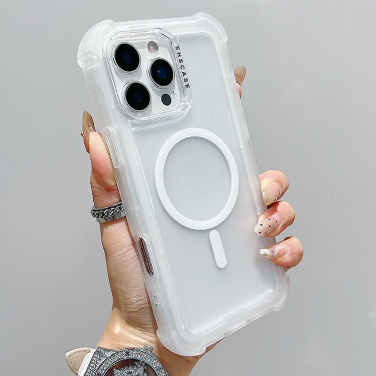 透明霧面TPU混合PC三合一MagSafe手機殼，適用於iPhone 17 Pro Max、iPhone 17 Pro、iPhone 17、iPhone Air、iPhone 16 Pro Max、iPhone 16 Pro、iPhone 16 Plus、iPhone 16