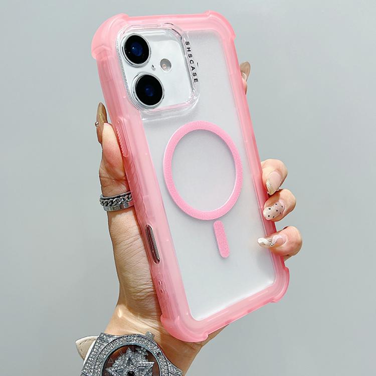 透明霧面TPU混合PC三合一MagSafe手機殼，適用於iPhone 17 Pro Max、iPhone 17 Pro、iPhone 17、iPhone Air、iPhone 16 Pro Max、iPhone 16 Pro、iPhone 16 Plus、iPhone 16