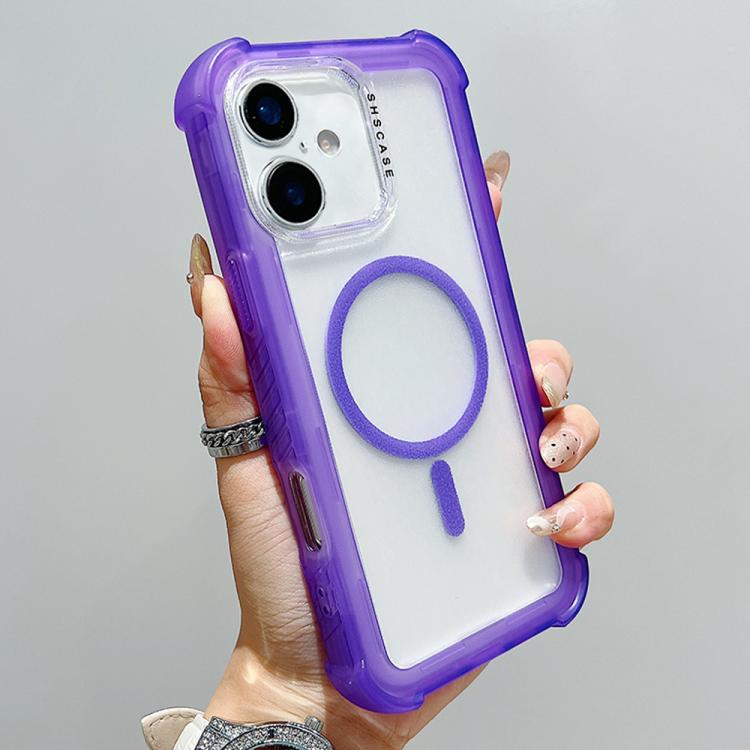 透明霧面TPU混合PC三合一MagSafe手機殼，適用於iPhone 17 Pro Max、iPhone 17 Pro、iPhone 17、iPhone Air、iPhone 16 Pro Max、iPhone 16 Pro、iPhone 16 Plus、iPhone 16