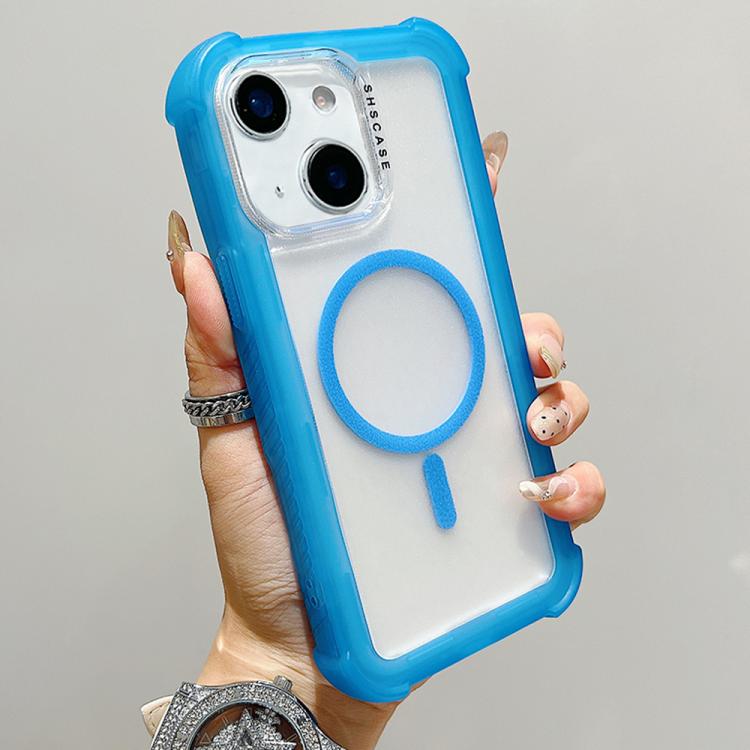 透明霧面TPU混合PC三合一MagSafe手機殼，適用於iPhone 15 Pro Max、iPhone 15 Pro、iPhone 15 Plus、iPhone 15、iPhone 14 Plus、iPhone 14、iPhone 14 Pro、iPhone 14 Pro Max