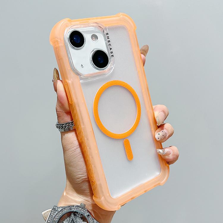 透明霧面TPU混合PC三合一MagSafe手機殼，適用於iPhone 15 Pro Max、iPhone 15 Pro、iPhone 15 Plus、iPhone 15、iPhone 14 Plus、iPhone 14、iPhone 14 Pro、iPhone 14 Pro Max