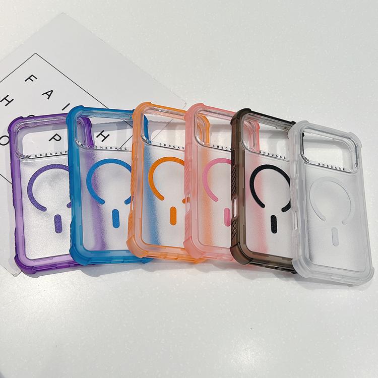 透明霧面TPU混合PC三合一MagSafe手機殼，適用於iPhone 15 Pro Max、iPhone 15 Pro、iPhone 15 Plus、iPhone 15、iPhone 14 Plus、iPhone 14、iPhone 14 Pro、iPhone 14 Pro Max
