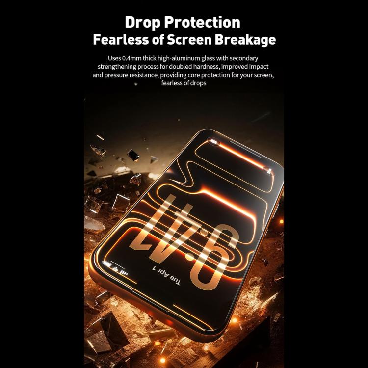WK WTP-120 秦系列 9D 曲面大弧 HD 鋼化玻璃膜，適用於 iPhone 17 Pro Max，適用於 iPhone 17 Pro，適用於 iPhone 17 / 16 Pro，適用於 iPhone Air