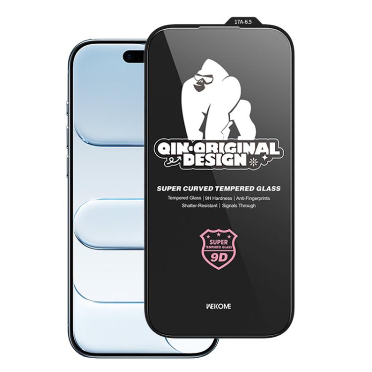WK WTP-120 秦系列 9D 曲面大弧 HD 鋼化玻璃膜，適用於 iPhone 17 Pro Max，適用於 iPhone 17 Pro，適用於 iPhone 17 / 16 Pro，適用於 iPhone Air