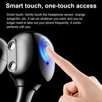 D12 2.01 吋 TFT 螢幕智慧藍牙手錶與耳機 2 合 1 支援無線通話