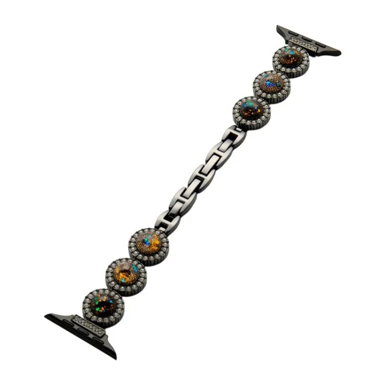 xDfind 閃耀鑽石珠寶金屬錶帶，適用於 Apple Watch 42 / 44 / 45 / 46 / 49mm，適用於 Apple Watch 38 / 40 / 41 / S11 42mm