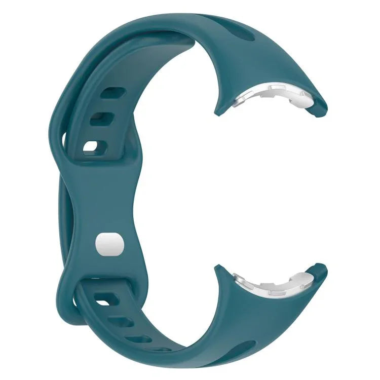 xDfind 小腰蝴蝶扣矽膠錶帶，適用於 Google Pixel Watch 4 / 3 / 2 / 1 41mm