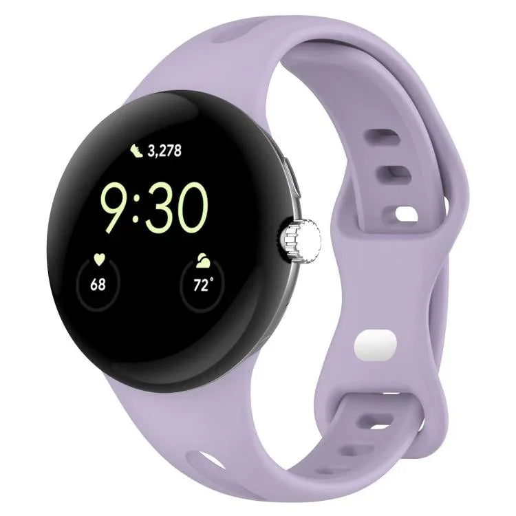 xDfind 小腰蝴蝶扣矽膠錶帶，適用於 Google Pixel Watch 4 / 3 / 2 / 1 41mm