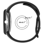 xDfind 小腰蝴蝶扣矽膠錶帶，適用於 Google Pixel Watch 4 / 3 / 2 / 1 41mm