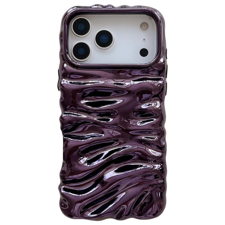 奶油紋理電鍍TPU全包覆手機殼，適用於iPhone 17 Pro Max、iPhone 17 Pro
