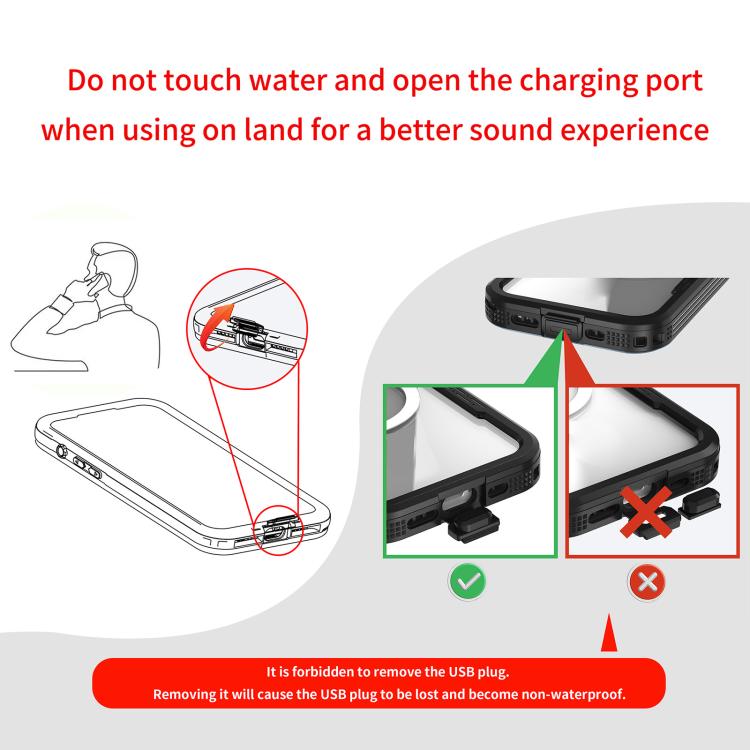 RedPepper IP68 防水三重防護 MagSafe 手機殼，適用於 iPhone 17 Pro Max、iPhone 17 Pro、iPhone Air