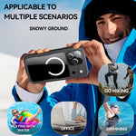 RedPepper IP68 防水三重防護 MagSafe 手機殼，適用於 iPhone 17 Pro Max、iPhone 17 Pro、iPhone Air