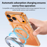 GKK幻影CD紋磁吸MagSafe透明手機殼，適用於iPhone 17 Pro Max，適用於iPhone 17 Pro