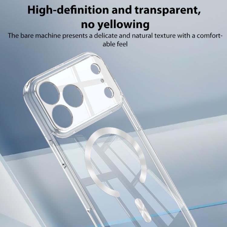 GKK幻影CD紋磁吸MagSafe透明手機殼，適用於iPhone 17 Pro Max，適用於iPhone 17 Pro