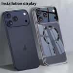 GKK幻影CD紋磁吸MagSafe透明手機殼，適用於iPhone 17 Pro Max，適用於iPhone 17 Pro