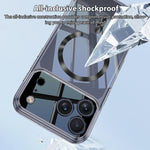 GKK幻影CD紋磁吸MagSafe透明手機殼，適用於iPhone 17 Pro Max，適用於iPhone 17 Pro