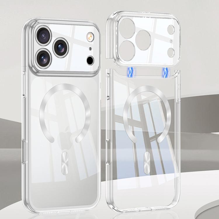 GKK幻影CD紋磁吸MagSafe透明手機殼，適用於iPhone 17 Pro Max，適用於iPhone 17 Pro