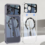 GKK幻影CD紋磁吸MagSafe透明手機殼，適用於iPhone 17 Pro Max，適用於iPhone 17 Pro