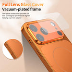 Corning Glass Plating Large Window MagSafe Phone Case, For iPhone 12 Pro, For iPhone 11 Pro Max, For iPhone 11