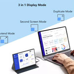 P105A01D 10.5 吋 IPS 便攜顯示器帶 HD / Type-C 擴展，美規插頭，10.5 吋