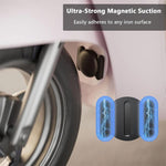 xDfind 電動機車磁鐵追蹤器矽膠保護套，適用於 AirTag 第二代 / AirTag 第一代