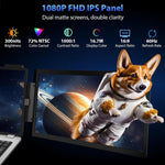 Z140A01D 14 吋 1080P 雙螢幕筆電擴充便攜顯示器，14 吋 1080P