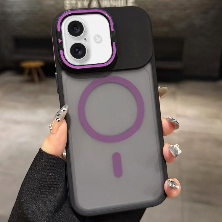 Skin Feel 霧面金屬鏡頭保護 MagSafe 磁吸手機殼，適用於 iPhone 16 Plus、iPhone 16、iPhone 15 Pro Max、iPhone 15 Pro、iPhone 15、iPhone 14