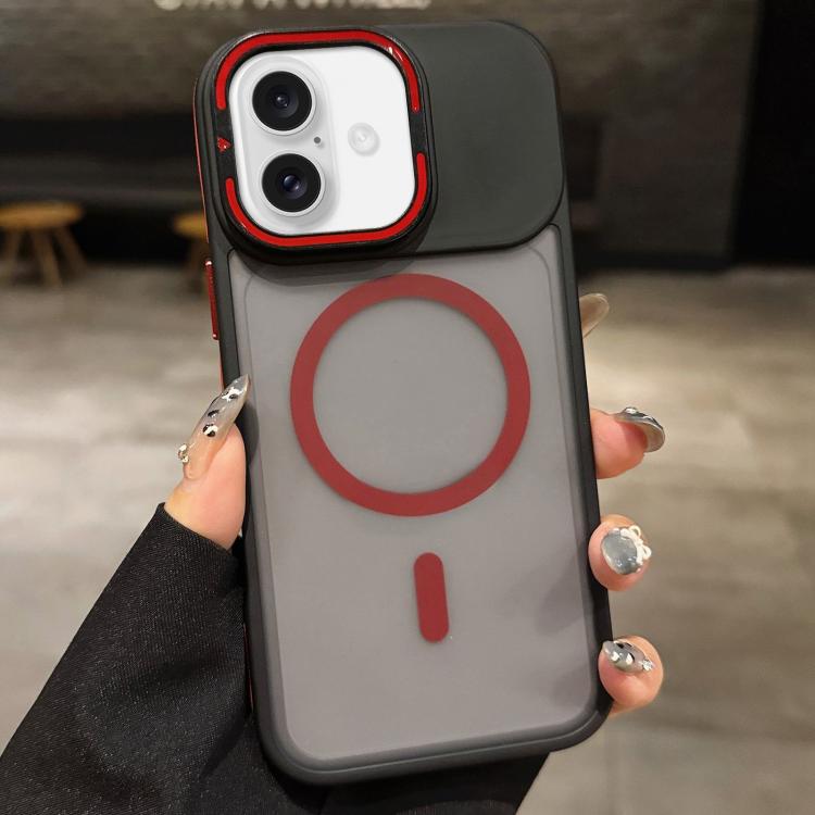 Skin Feel 霧面金屬鏡頭保護 MagSafe 磁吸手機殼，適用於 iPhone 16 Plus、iPhone 16、iPhone 15 Pro Max、iPhone 15 Pro、iPhone 15、iPhone 14