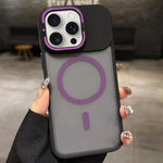 Skin Feel 霧面金屬鏡頭保護 MagSafe 磁吸手機殼，適用於 iPhone 16 Plus、iPhone 16、iPhone 15 Pro Max、iPhone 15 Pro、iPhone 15、iPhone 14