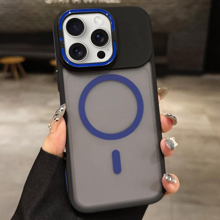 Skin Feel 霧面金屬鏡頭保護 MagSafe 磁吸手機殼，適用於 iPhone 16 Plus、iPhone 16、iPhone 15 Pro Max、iPhone 15 Pro、iPhone 15、iPhone 14