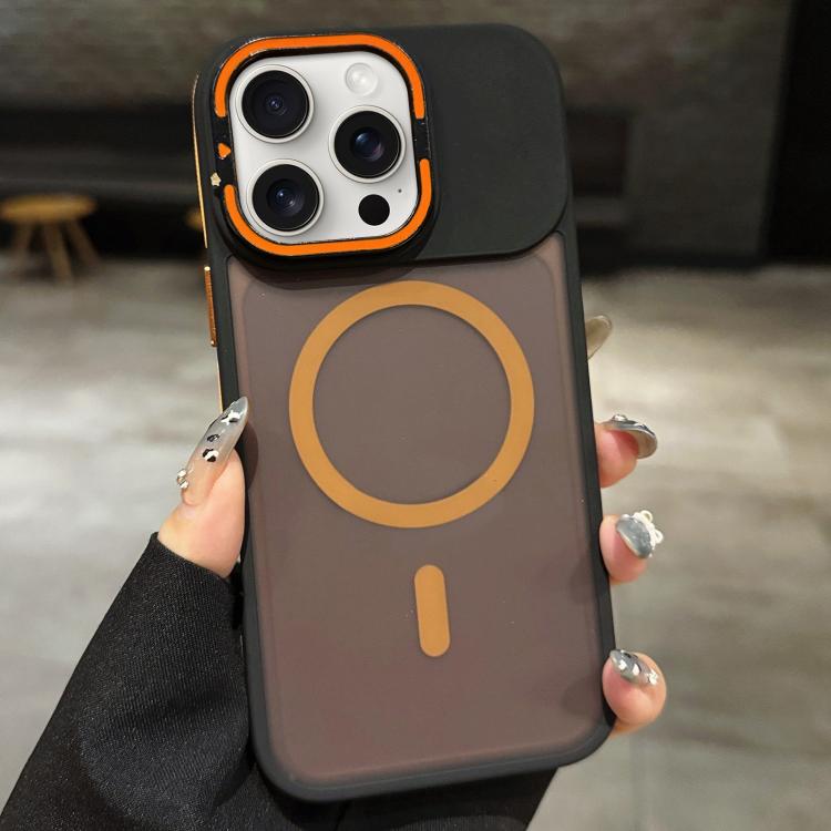 Skin Feel 霧面金屬鏡頭保護 MagSafe 磁吸手機殼，適用於 iPhone 16 Plus、iPhone 16、iPhone 15 Pro Max、iPhone 15 Pro、iPhone 15、iPhone 14