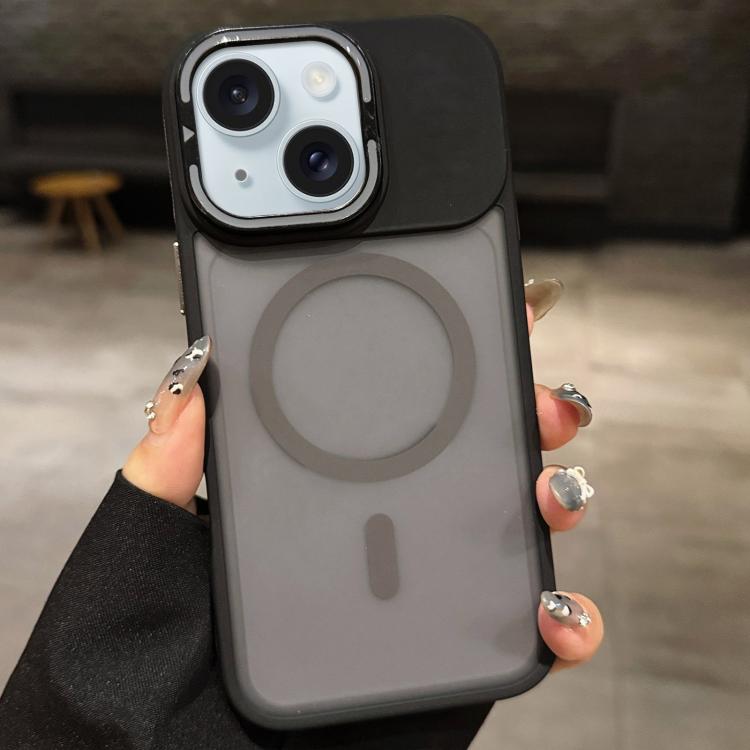 Skin Feel 霧面金屬鏡頭保護 MagSafe 磁吸手機殼，適用於 iPhone 16 Plus、iPhone 16、iPhone 15 Pro Max、iPhone 15 Pro、iPhone 15、iPhone 14