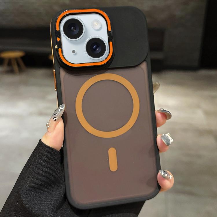 Skin Feel 霧面金屬鏡頭保護 MagSafe 磁吸手機殼，適用於 iPhone 16 Plus、iPhone 16、iPhone 15 Pro Max、iPhone 15 Pro、iPhone 15、iPhone 14