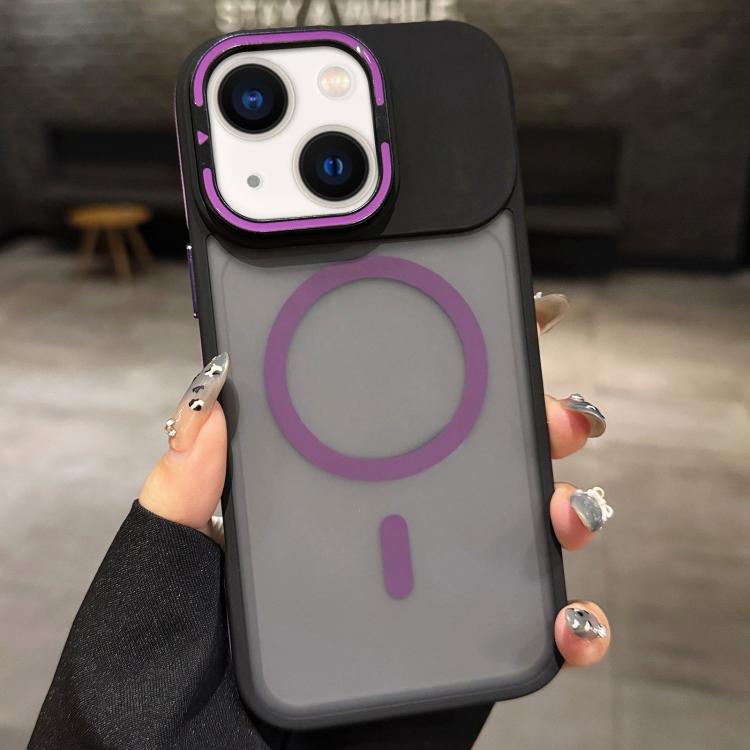 Skin Feel 霧面金屬鏡頭保護 MagSafe 磁吸手機殼，適用於 iPhone 16 Plus、iPhone 16、iPhone 15 Pro Max、iPhone 15 Pro、iPhone 15、iPhone 14