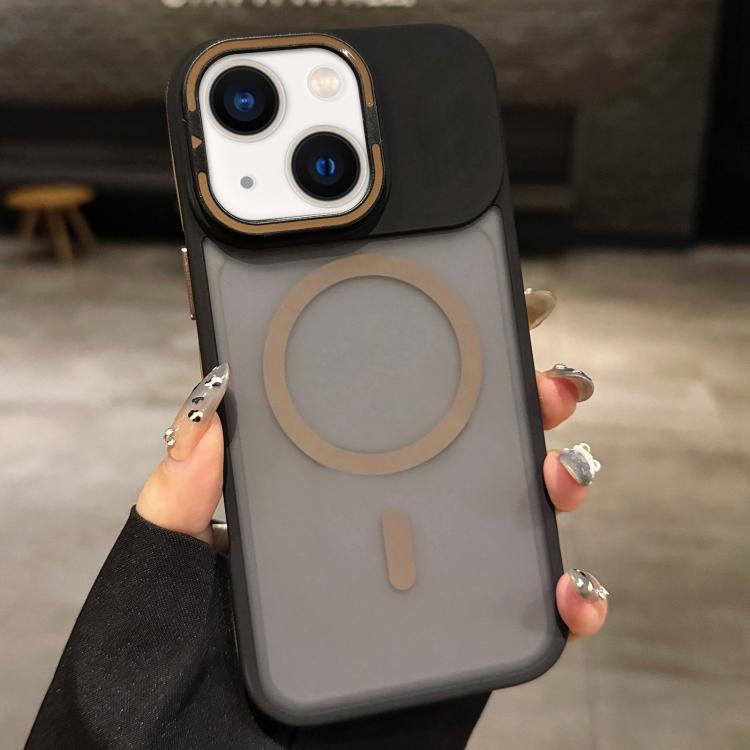 Skin Feel 霧面金屬鏡頭保護 MagSafe 磁吸手機殼，適用於 iPhone 16 Plus、iPhone 16、iPhone 15 Pro Max、iPhone 15 Pro、iPhone 15、iPhone 14