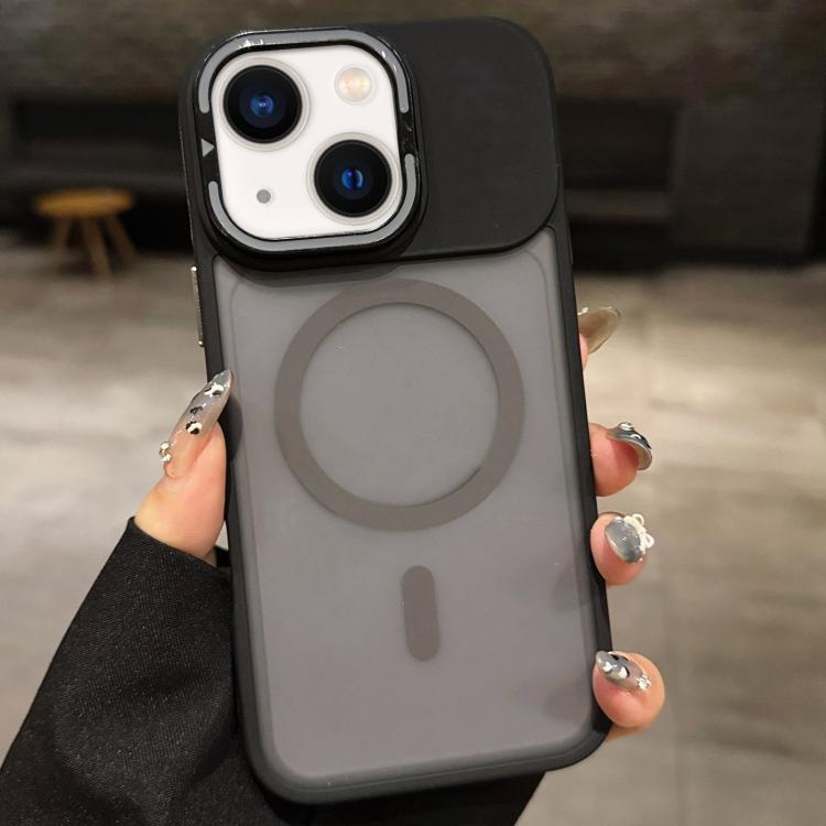 Skin Feel 霧面金屬鏡頭保護 MagSafe 磁吸手機殼，適用於 iPhone 16 Plus、iPhone 16、iPhone 15 Pro Max、iPhone 15 Pro、iPhone 15、iPhone 14