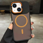 Skin Feel 霧面金屬鏡頭保護 MagSafe 磁吸手機殼，適用於 iPhone 16 Plus、iPhone 16、iPhone 15 Pro Max、iPhone 15 Pro、iPhone 15、iPhone 14