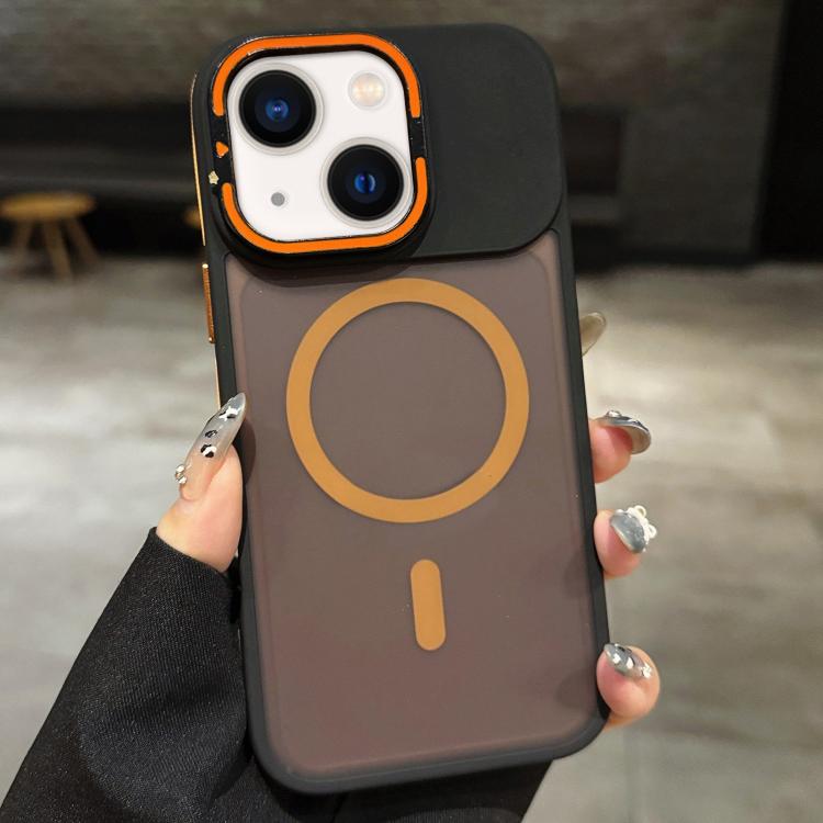 Skin Feel 霧面金屬鏡頭保護 MagSafe 磁吸手機殼，適用於 iPhone 16 Plus、iPhone 16、iPhone 15 Pro Max、iPhone 15 Pro、iPhone 15、iPhone 14