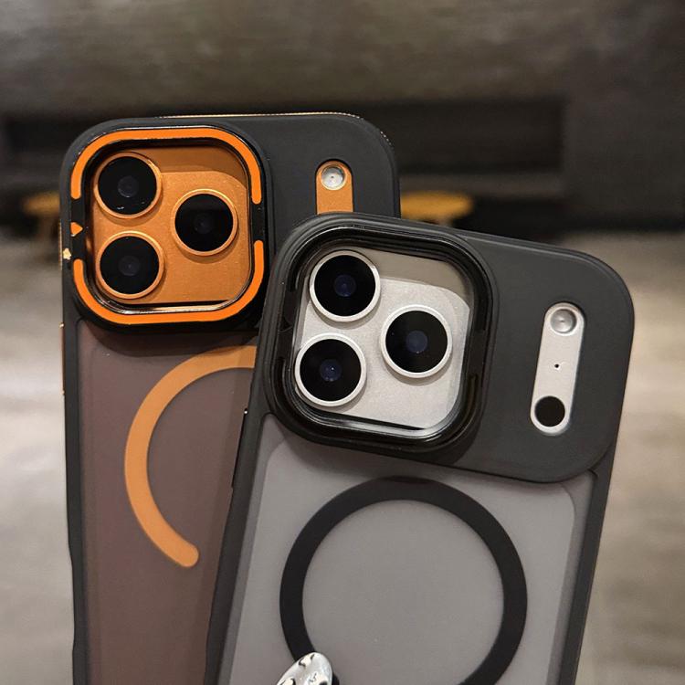 Skin Feel 霧面金屬鏡頭保護 MagSafe 磁吸手機殼，適用於 iPhone 16 Plus、iPhone 16、iPhone 15 Pro Max、iPhone 15 Pro、iPhone 15、iPhone 14