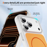 水晶霧面 Skin Feel 磁吸 MagSafe 手機殼，適用於 iPhone 17 Pro Max、iPhone 17 Pro、iPhone 17、iPhone Air