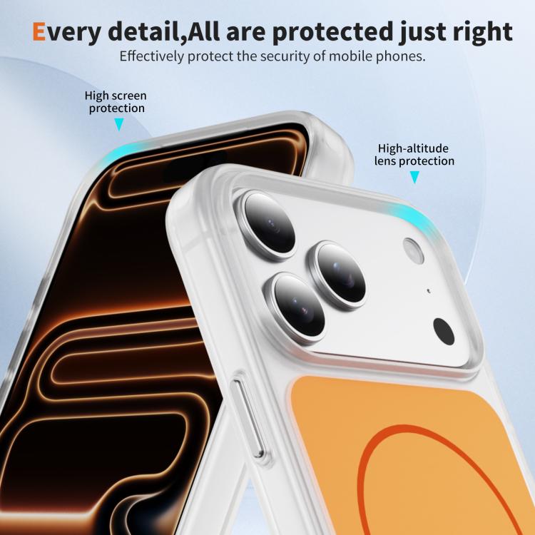 水晶霧面 Skin Feel 磁吸 MagSafe 手機殼，適用於 iPhone 17 Pro Max、iPhone 17 Pro、iPhone 17、iPhone Air