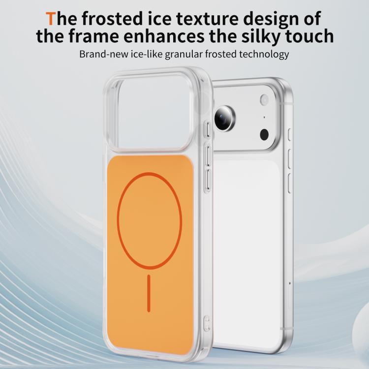 水晶霧面 Skin Feel 磁吸 MagSafe 手機殼，適用於 iPhone 17 Pro Max、iPhone 17 Pro、iPhone 17、iPhone Air